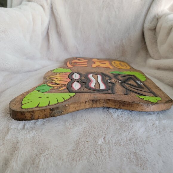 15" x 10½" Ron Jon Wood Decor Tiki Sign Bar Pool Man Cave Surfer Gift Nautical - Picture 12 of 16